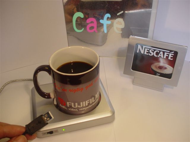 kaffe-usb-varmer til kontoret